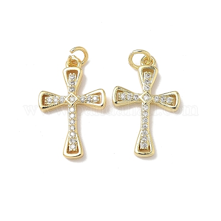 Латунные микро проложить кубического циркония подвески KK-Q068-49D-G-1
