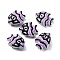 Handmade Lampwork Beads, Fish, Lilac, 18x22.5x10.5mm, Hole: 1.2mm