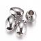 Tarnish Resistant 304 Stainless Steel Beads, Barrel, Stainless Steel Color, 7.5x6mm, Hole: 3mm