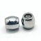 Tarnish Resistant 304 Stainless Steel European Beads, Barrel, Large Hole Beads, 10x10mm, Hole: 5mm