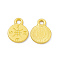 Rack Plating Alloy Charms, Cadmium Free & Lead Free & Nickle Free, Compass, Matte Gold Color, 12.5x9.5x1mm, Hole: 1.8mm