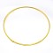 Brass Choker Collar Necklace Making, Rigid Necklaces, Golden, 5.11 inch(13cm)