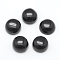 Natural Obsidian Cabochons, Flat Round, 8x3~4mm