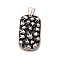 304 Stainless Steel Pendants, Skull Pattern, Antique Silver, Rectangle, 32x19.5x4mm, Hole: 8.5x4.8mm