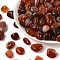 Dyed & Heated Natural Agate Beads, No Hole, Nuggets, Red, 16~20mm