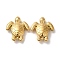 304 Stainless Steel Beads, Tortoise, Real 18K Gold Plated, 18x15.5x5mm, Hole: 1.5mm