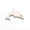 Tarnish Resistant Dolphin 304 Stainless Steel Pendants, Stainless Steel Color, 17.5x11.5x0.8mm, Hole: 1mm