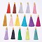 Polyester Tassel Big Pendants Decoration, Mixed Color, 85~90x9~10mm, Hole: 3mm