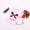 50Pcs Rectangle Plastic Gift Bag, Candy Shopping Packaging Bags, Bowknot, 15x9cm, about 45~50pcs/bag
