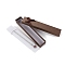 Rectangle Paper Necklace Boxes with Bowknot, Jewelry Gift Case for Necklaces Storage, Sienna, 21x4x2.2cm