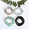 4Pcs 4 Colors Boho Adjustable Glass Seed Beaded Waist Chains Set for Women, Mixed Color, 1300mm, 1pc/color