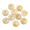 Natural Topaz Jade China Safety Buckle Pendants, 15~16x3~4mm, Hole: 3mm