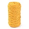 Cotton String Threads, for DIY Crafts, Gift Wrapping and Jewelry Making, Gold, 3mm, about 150m/roll