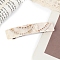 Cellulose Acetate with Rhinestone Hair Barrettes, Rectangle, for Women or Girls, Old Lace, 88mm