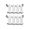 304 Stainless Steel Pendants, Number 1, 11x20x1.5mm, Hole: 1.2mm