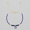 Glass eye bracelet summer beach vacation beaded jewelry simple stylish accessory