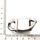 Магнитные застежки из нержавеющей стали 304 STAS-R140-15AS-02-3