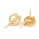 Фурнитура для серег-гвоздиков vortex из латуни KK-M270-30G-2