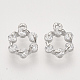 Латунные микро проложить кубического циркония подвески KK-T048-040P-NF-1