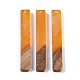Большие подвески из смолы и дерева WOOD-F015-02D-1