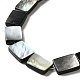 Нити бусин из натуральной черной ракушки для губ BSHE-D300-03-10x14mm-3