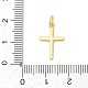 Латунные подвески KK-U062-53G-3