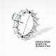 Латунное кольцо с цирконием Micro Pave для женщин ZF3345-7-1