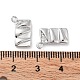 Латунные микропаве прозрачные кубические циркониевые подвески KK-F871-42P-3