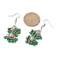 Серьги-подвески из нержавеющей стали 304 EJEW-MZ00130-01-3