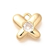Латунные микро проложить кубического циркония подвески KK-C085-24G-1