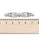 Латунные микро проложить кубического циркония раз за застежками KK-U059-07P-3
