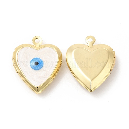 Латунь эмаль Locket подвески KK-E075-05G-01-1