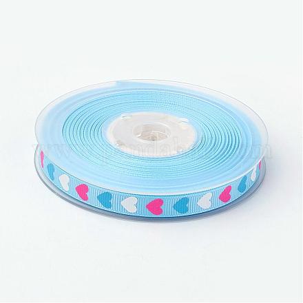Полиэстер Grosgrain ленты SRIB-D060-9mm-03-1