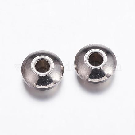 Устойчивые к потускнению бусины из нержавеющей стали 201 STAS-K146-068-5mm-1