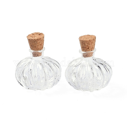 Стеклянные пробковые бутылки AJEW-O032-05B-1
