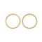 Ion Plating(IP) 304 Stainless Steel Linking Ring, Round Bead Ring, Real 18K Gold Plated, 12.5x1mm, Inner Diameter: 10mm