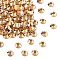 Preciosa® MAXIMA Crystal No Hotfix Flatback Stones, Czech Crystal, Dura Foiling, Round(438 11 615 Chaton Rose), 00030 219 Sunrise, SS10(2.7~2.9mm)