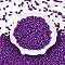 Opaque Acrylic Beads, Peanut, Dark Violet, 6.5x4x3mm, Hole: 1.5mm, about 9998pcs/500g