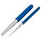 Iron Wire Winding Rods, Wire Wrapping Tool, Blue, Loop Size: 1.5mm/1.7mm/2.7mm/3.8mm/5mm/6mm/7mm/8mm/9mm/10mm, 143.5x13.5mm, 141.5x7.5mm, 2pcs/set