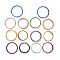 5M Aluminum Wire, Flat, for DIY Craft, Mixed Color, 1x0.3mm, about 16.40 Feet(5m)/Roll