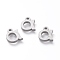 Tarnish Resistant 304 Stainless Steel Pendants, Matte Style, Greek Alphabet, Stainless Steel Color, Letter.A, 10x8x1.5mm, Hole: 1.5mm
