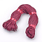 Waxed Cotton Cord, Cerise, 1.5mm, about 360yard/bundle(330m/bundle)