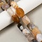 Natural Yellow Botswana Agate Beads Strands, Faceted, Nuggets, 19.5~23x14~15.5x13.5~15.5mm, Hole: 0.9mm, about 18~19pcs/strand, 14.96~15.47''(38~39.3cm)