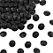Preciosa® MAXIMA Crystal Round Stones, Czech Crystal, Unfoiled, Bicone(436 11 177 Rivoli), 23980 Jet, SS47(10.55~10.9mm)