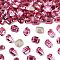 Preciosa® MAXIMA Crystal Fancy Stones, Czech Crystal, 435 34 222 Octagon, Dura Foiling, 70010 Rose, 8x6mm