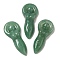 Natural Green Aventurine Pendants, Goddess Charms, 43~43.5x18.5~19x7~8.5mm, Hole: 11.5x1.5mm