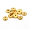 Ion Plating(IP) 304 Stainless Steel Beads, Disc/Flat Round, Golden, 10x2mm, Hole: 2mm