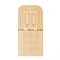 Acrylic Slide Rule, Sandy Brown, 176x85x2mm, Hole: 1.5mm