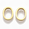 304 Stainless Steel Pendants, Golden, Letter, Letter.O, 12x10x3mm, Hole: 1.8mm