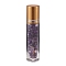 Glass Roller Ball Bottles, Essential Oil Refillable Bottle, with Amethyst Chip Beads, for Personal Care, 107x15mm, Beads: 3x11~3x7mm, Capacity: 10ml